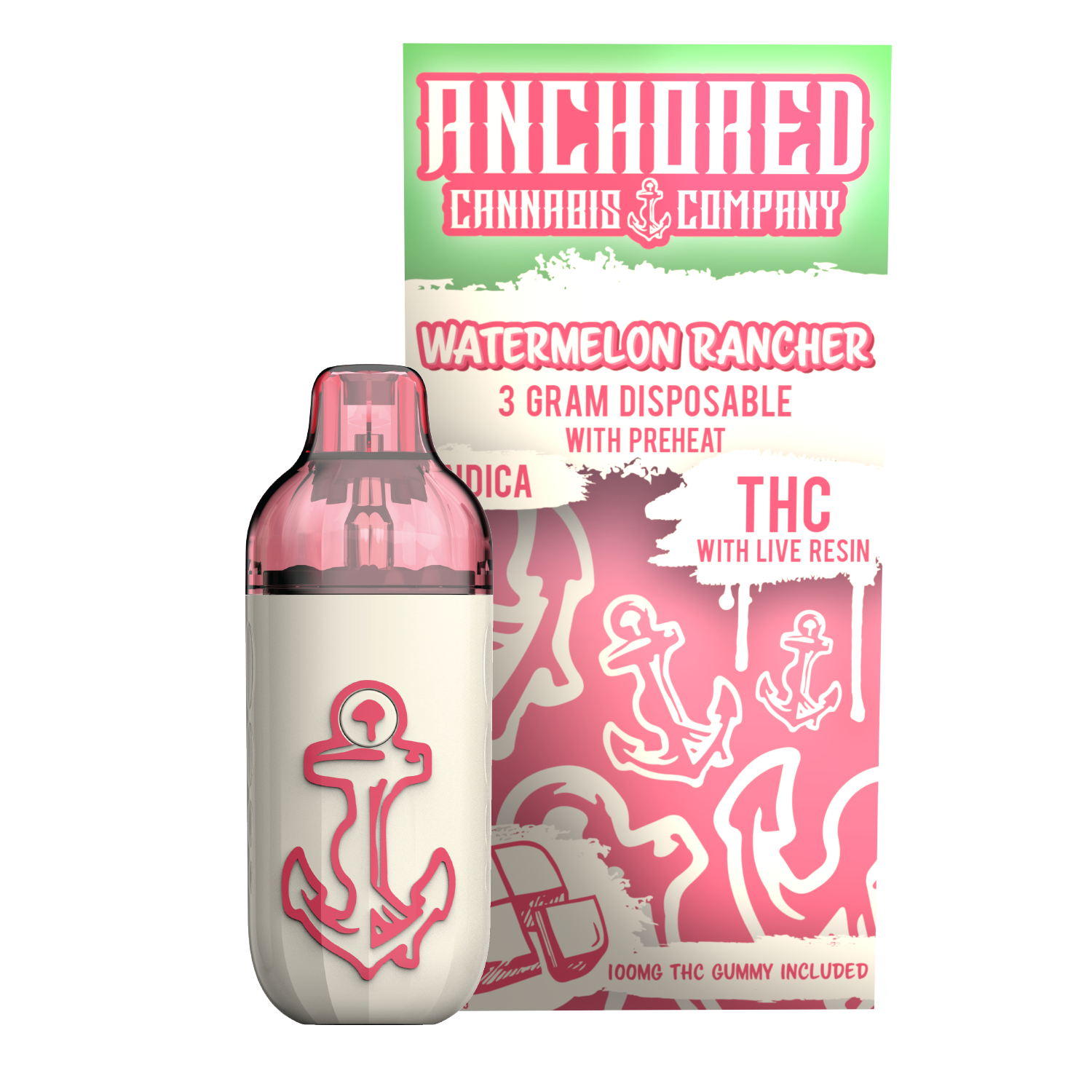 3g THCA Disposable Watermelon Rancher | Premium Vape 3g THCA Disposable Watermelon Rancher | Premium Vape