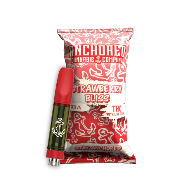1g THCA Vape Cartridge - Strawberry Bliss