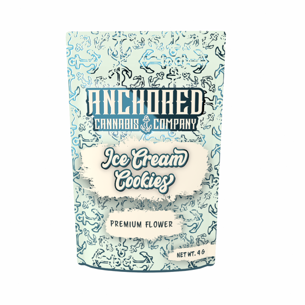 Anchored THC Flower Ice Cream Cookies 4g | Premium Hemp Flower