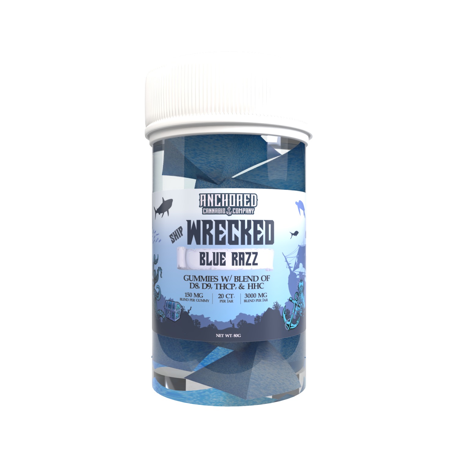 Shipwrecked Gummies - Blue Razz